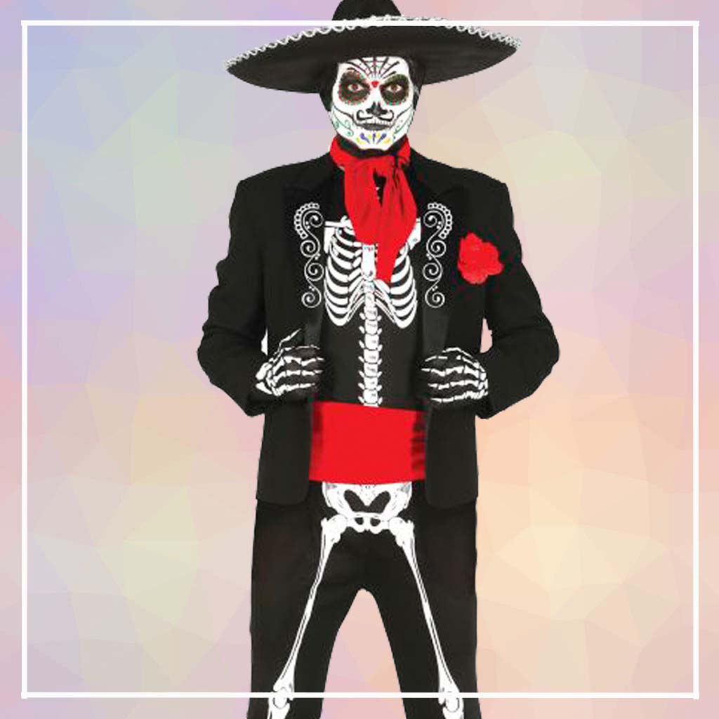 disfraces para el dis de los muertos de hombre